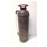 Antique Brass Pyrene Fire Extinguisher