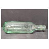 Antique Aqua Green blown torpedo bottle