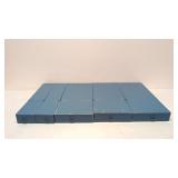 5 Vintage Safety Deposit metal boxes