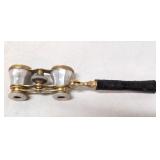 Marchard Paris Brass & Mother of pearl Opera glass