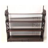 Mahogany Hanging Shelf