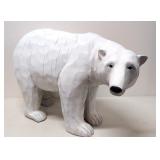 Resin or Fiberglass Polar Bear Sculpture