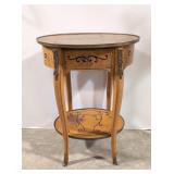 Vintage French one drawer table