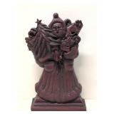Large Cast Iron Santa Claus Doorstop