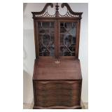 Antique Maddox Mahogany drop front secretary