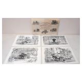 Antique Cars Dinner mats