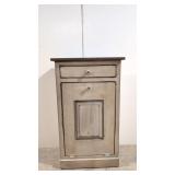 Painted Hamper stained top