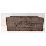 Hercules Electric Blasting Cap Shipping crate