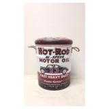 Vinyl Covered metal can - Hot Rod Motor Oil