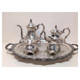 Gorham Silver Plate Coffee & Tea set