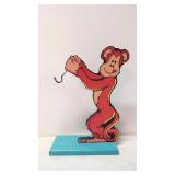 Vintge Norris Hall whimsical Monkey on stand