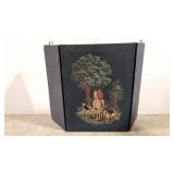 Fox hunt Tapestry Folding Screen