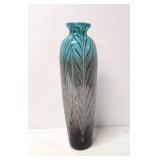 Large 18 1/2' Murano art glass vase