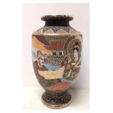 Vintage Satsuma Earthenware Vase