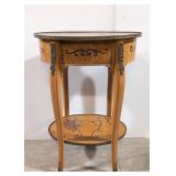 Italian 2 tier side table