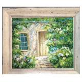 Acrylic Cottage painting on canvas