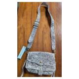 Aimee Kestenbert Rose Snake leather purse