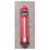 Porcelain Liion Gasoline Thermometer