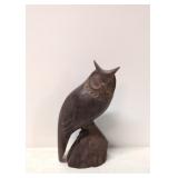 Hand carved rosewood owl