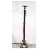 Vintage tall metal candle stand