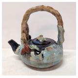Majolica Style Tea Pot