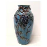 Vintage glazed stoneware vase