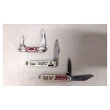 3 pocket knives