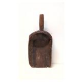 Antique wood grain scoop