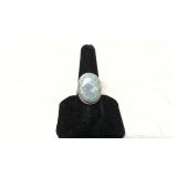 .925 Ruby Fuclsite Ring