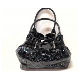 Burberry Beaton Quilted patent leather purse