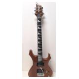 Custom Built Electric Guitar marked Maverick on nk