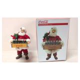 2013 Coca Cola Santa Claus with case of cokes