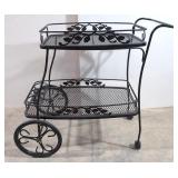 Wrought iron beverage Cart