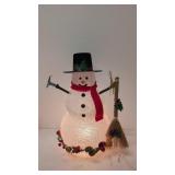 13 1/2' Spun Acrylic light up snowman
