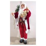 49' tall Santa Claus with Teddy Bear