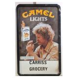 Vintage Came Lights metal store sign