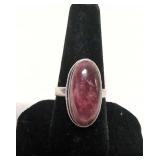 .925 and Red Jasper Ring