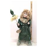 Animated Doll in Green Dress