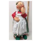Vintage 30' Annalee mrs. Santa Doll