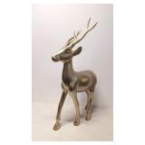 Gold Color Wooden Reindeer