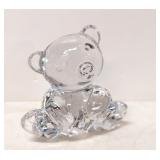24% lead crystal bear paper weight