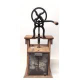 Antique Mason Mfg. wood & metal churn and stand