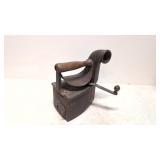 1800s Antique Coal Fired Iron with Chimney