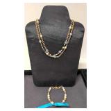 Vintage Brighton Sunshower beaded 2 piece set