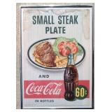 Framed Vintage 1952 Coca Cola Manu Ad