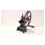 Antique Flywheel cast iron coffee grinder