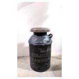 Comico Diaries Alexancria, Va., Milk Can with lid