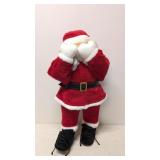 Hide your eyes stuffed Santa