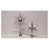 (2) Vintage Christmas Tree Toppers