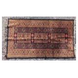 Oriental hand knotted rug